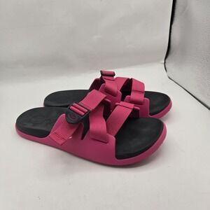 Chaco Pink and Black Women's Sandals